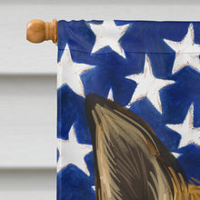 Load image into Gallery viewer, Norwegian Lundehund Dog American Flag Flag Canvas House Size CK6632CHF