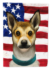 Load image into Gallery viewer, Norwegian Lundehund Dog American Flag Flag Canvas House Size CK6632CHF