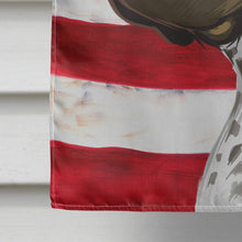 Load image into Gallery viewer, Old Danish Pointer Dog American Flag Flag Canvas House Size CK6634CHF