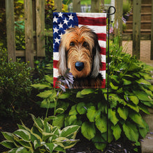 Load image into Gallery viewer, Otterhound Dog American Flag Garden Flag - Outdoor Decorative Yard Flag CK6636GF