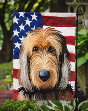 Load image into Gallery viewer, Otterhound Dog American Flag Garden Flag - Outdoor Decorative Yard Flag CK6636GF