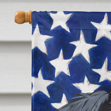 Load image into Gallery viewer, Patterdale Terrier Dog American Flag Flag Canvas House Size CK6638CHF