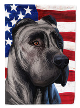 Load image into Gallery viewer, Perro de Presa Canario American Flag Flag Canvas House Size CK6640CHF