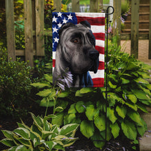 Load image into Gallery viewer, Perro de Presa Canario American Flag Garden Flag - Outdoor Decorative Yard Flag CK6640GF