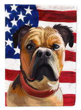 Load image into Gallery viewer, Perro de Presa Mallorquin American Flag Flag Canvas House Size CK6641CHF
