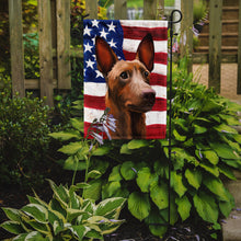 Load image into Gallery viewer, Pharaoh Hound Dog American Flag Garden Flag - Outdoor Decorative Yard Flag CK6643GF