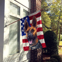 Load image into Gallery viewer, Plott Hound Dog American Flag Flag Canvas House Size CK6646CHF