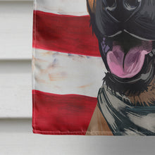 Load image into Gallery viewer, Plott Hound Dog American Flag Flag Canvas House Size CK6646CHF