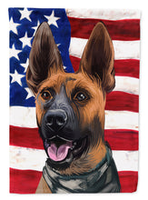Load image into Gallery viewer, Plott Hound Dog American Flag Flag Canvas House Size CK6646CHF