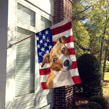 Load image into Gallery viewer, Plummer Terrier American Flag Flag Canvas House Size CK6647CHF