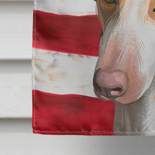 Load image into Gallery viewer, Podenco Canario Dog American Flag Flag Canvas House Size CK6648CHF