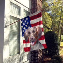 Load image into Gallery viewer, Pointer Dog American Flag Flag Canvas House Size CK6649CHF
