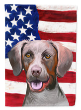 Load image into Gallery viewer, Pointer Dog American Flag Garden Flag - Outdoor Decorative Yard Flag CK6649GF