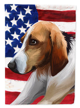Load image into Gallery viewer, Poitevin Dog American Flag Flag Canvas House Size CK6650CHF