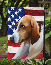 Load image into Gallery viewer, Poitevin Dog American Flag Garden Flag - Outdoor Decorative Yard Flag CK6650GF