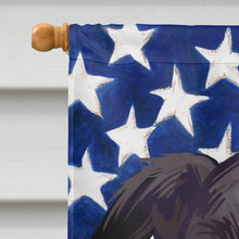 Load image into Gallery viewer, Polish Greyhound Dog American Flag Flag Canvas House Size CK6651CHF