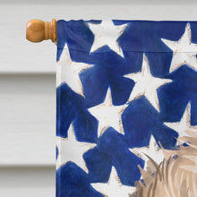 Load image into Gallery viewer, Poodle Dog American Flag Flag Canvas House Size CK6657CHF