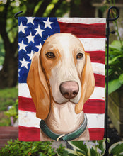 Load image into Gallery viewer, Porcelaine Dog American Flag Garden Flag - Outdoor Decorative Yard Flag CK6658GF