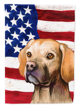 Load image into Gallery viewer, Portuguese Pointer Dog American Flag Garden Flag - Outdoor Decorative Yard Flag CK6660GF