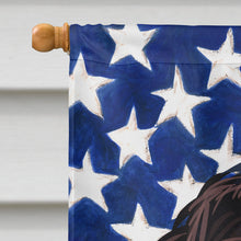 Load image into Gallery viewer, Portuguese Water Dog American Flag Flag Canvas House Size CK6661CHF
