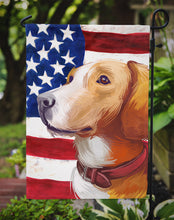 Load image into Gallery viewer, Posavac Hound Dog American Flag Garden Flag - Outdoor Decorative Yard Flag CK6662GF