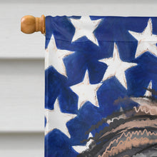 Load image into Gallery viewer, Puli Dog American Flag Flag Canvas House Size CK6666CHF