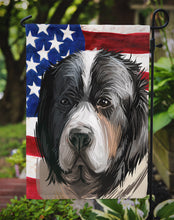 Load image into Gallery viewer, Pyrenean Mastiff Dog American Flag Garden Flag - Outdoor Decorative Yard Flag CK6669GF