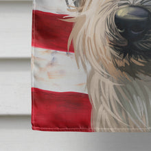 Load image into Gallery viewer, Pyrenean Shepherd Dog American Flag Flag Canvas House Size CK6670CHF