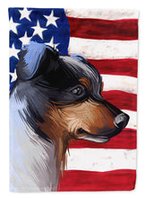 Load image into Gallery viewer, Ratonero Bodeguero Andaluz American Flag Garden Flag - Outdoor Decorative Yard Flag CK6672GF