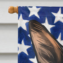 Load image into Gallery viewer, Ratonero Valenciano Dog American Flag Flag Canvas House Size CK6674CHF