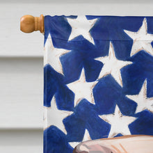 Load image into Gallery viewer, Sabueso Espanol Dog American Flag Flag Canvas House Size CK6683CHF