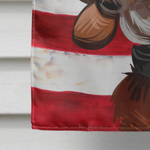 Load image into Gallery viewer, Sabueso Espanol Dog American Flag Flag Canvas House Size CK6683CHF