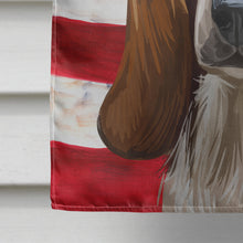 Load image into Gallery viewer, Colombian Fino Hound Dog American Flag Flag Canvas House Size CK6684CHF