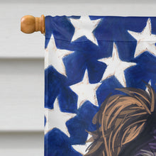Load image into Gallery viewer, Saint-Usuge Spaniel Dog American Flag Flag Canvas House Size CK6685CHF