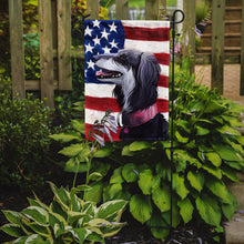 Load image into Gallery viewer, Saluki Dog American Flag Garden Flag - Outdoor Decorative Yard Flag CK6686GF