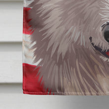 Load image into Gallery viewer, Samoyed Dog American Flag Flag Canvas House Size CK6687CHF