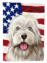 Load image into Gallery viewer, Sapsali Dog American Flag Flag Canvas House Size CK6688CHF