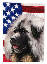 Load image into Gallery viewer, Sarplaninac Dog American Flag Garden Flag - Outdoor Decorative Yard Flag CK6689GF