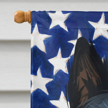 Load image into Gallery viewer, Schipperke Dog American Flag Flag Canvas House Size CK6692CHF