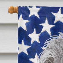 Load image into Gallery viewer, Scottish Deerhound Dog American Flag Flag Canvas House Size CK6695CHF