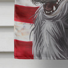 Load image into Gallery viewer, Scottish Deerhound Dog American Flag Flag Canvas House Size CK6695CHF