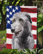 Load image into Gallery viewer, Scottish Deerhound Dog American Flag Garden Flag - Outdoor Decorative Yard Flag CK6695GF