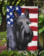 Load image into Gallery viewer, Scottish Terrier Dog American Flag Garden Flag - Outdoor Decorative Yard Flag CK6696GF