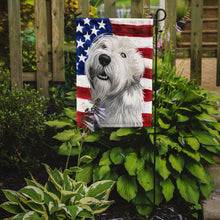 Load image into Gallery viewer, Sealyham Terrier  American Flag Garden Flag - Outdoor Decorative Yard Flag CK6697GF