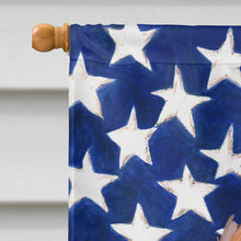 Load image into Gallery viewer, Serbian Tricolour Hound Dog American Flag Flag Canvas House Size CK6700CHF