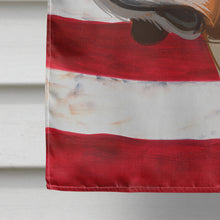Load image into Gallery viewer, Serbian Tricolour Hound Dog American Flag Flag Canvas House Size CK6700CHF