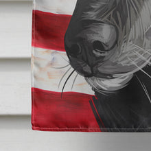 Load image into Gallery viewer, Seskar Seal Dog American Flag Flag Canvas House Size CK6701CHF