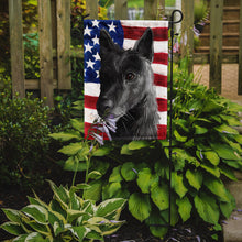 Load image into Gallery viewer, Seskar Seal Dog American Flag Garden Flag - Outdoor Decorative Yard Flag CK6701GF