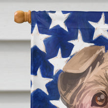 Load image into Gallery viewer, Shar Pei Dog American Flag Flag Canvas House Size CK6702CHF