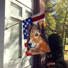 Load image into Gallery viewer, Shetland Sheepdog Dog Flag Canvas House Size CK6703CHF